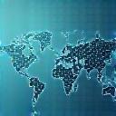 Hotel Channel Manager Icon depicting connected global networks