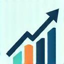 Dynamic Pricing Icon showing an upward trending graph
