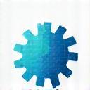 PMS Connectivity Icon showing gears meshing smoothly