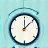 Time Savings Icon showing a clock with a speed arrow